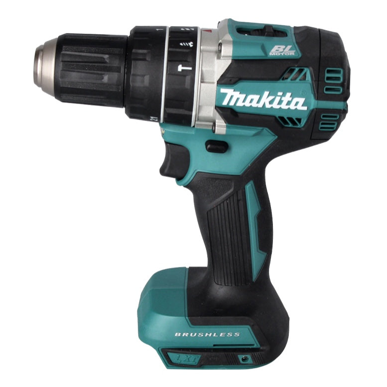 Kit combiné batterie Makita DLX 2272 TJ Meuleuse d'angle sur batterie DGA 513 + perceuse à percussion sur batterie DHP 484 + 2x batterie 5,0 Ah + chargeur + Makpac