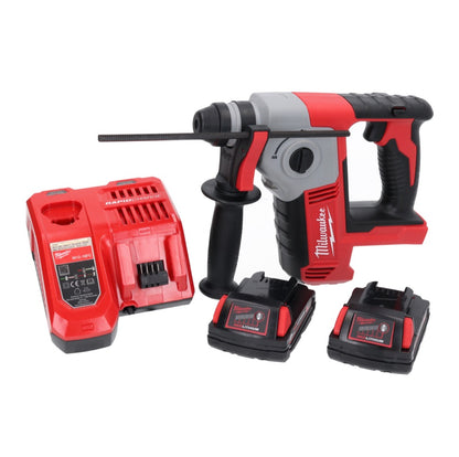 Marteau perforateur à batterie Milwaukee M18 BH-202FC 18 V 1,2 J SDS plus + 2x batteries 2,0 Ah + chargeur