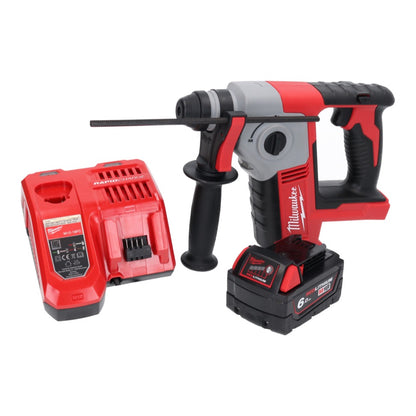 Milwaukee M18 BH-601FC Akku Bohrhammer 18 V 1,2 J SDS plus + 1x Akku 6,0 Ah + Ladegerät