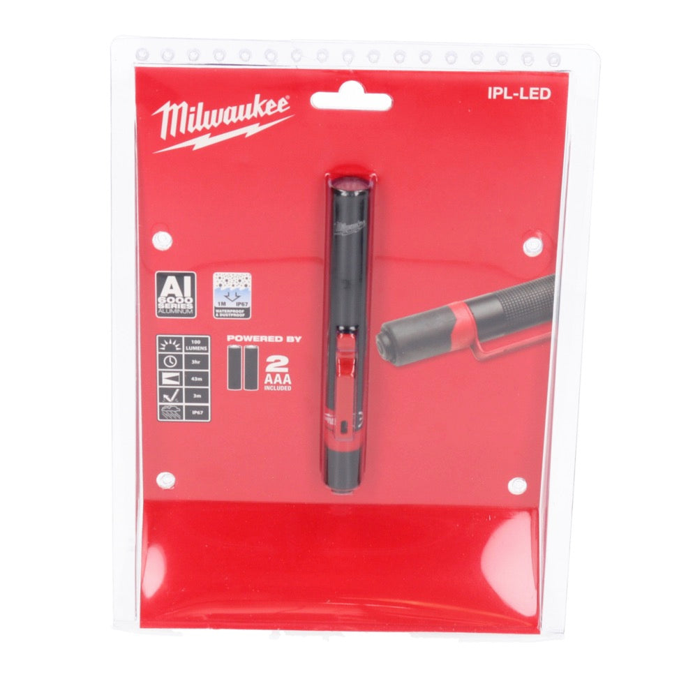 Milwaukee IPL LED Taschenlampe IP 67 100 Lumen ( 4933459440 ) - Toolbrothers