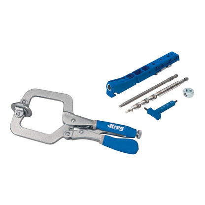 KREG Möbelbeschlag + Pocket-Hole Jig Promo Kit Promotion Set Taschenloch Bohrschablone ( KHI-PROMO-INT21 ) - Toolbrothers