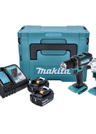 Makita DLX 2339 J Akku Combo Kit DDF 482 Akku Bohrschrauber + DTD 156 Akku Schlagschrauber + 2x Akku 3,0 Ah + Ladegerät + Makpac - Toolbrothers