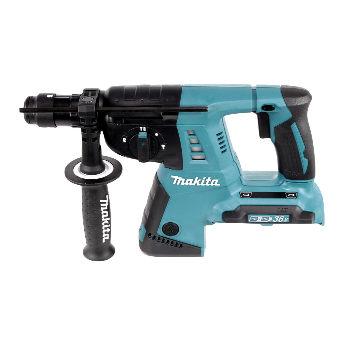 Kit combiné batterie Makita DLX 3049 PTJ Marteau perforateur sans fil DHR 264 + scie circulaire sans fil DHS 710 + clé à chocs sans fil DTD 152 + 4 batteries 5,0 Ah + chargeur + 2x Makpac