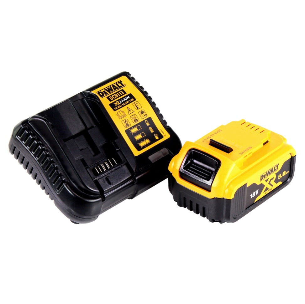 Scie alternative à batterie DeWalt DCS 382 P1T 18 V sans balais + 1x batterie 5,0 Ah + chargeur + TSTAK