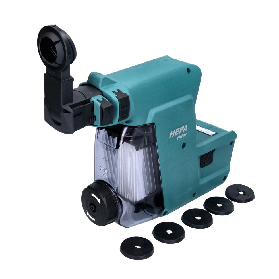 Makita DHR 243 ZW marteau perforateur sans fil 18 V sans balais + aspiration - sans batterie, sans chargeur