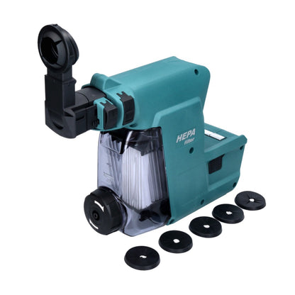 Makita DHR 243 ZJW marteau perforateur sans fil 18 V 2,0 J SDS plus brushless + aspiration + Makpac - sans batterie, sans chargeur