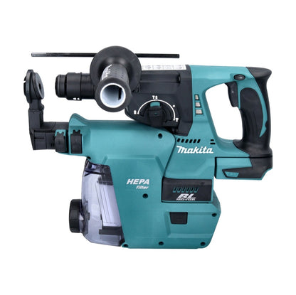 Makita DHR 243 RTJW marteau perforateur sur batterie 18 V 2,0 J SDS plus sans balais + 2x batteries 5,0 Ah + chargeur + aspiration de poussière + Makpac