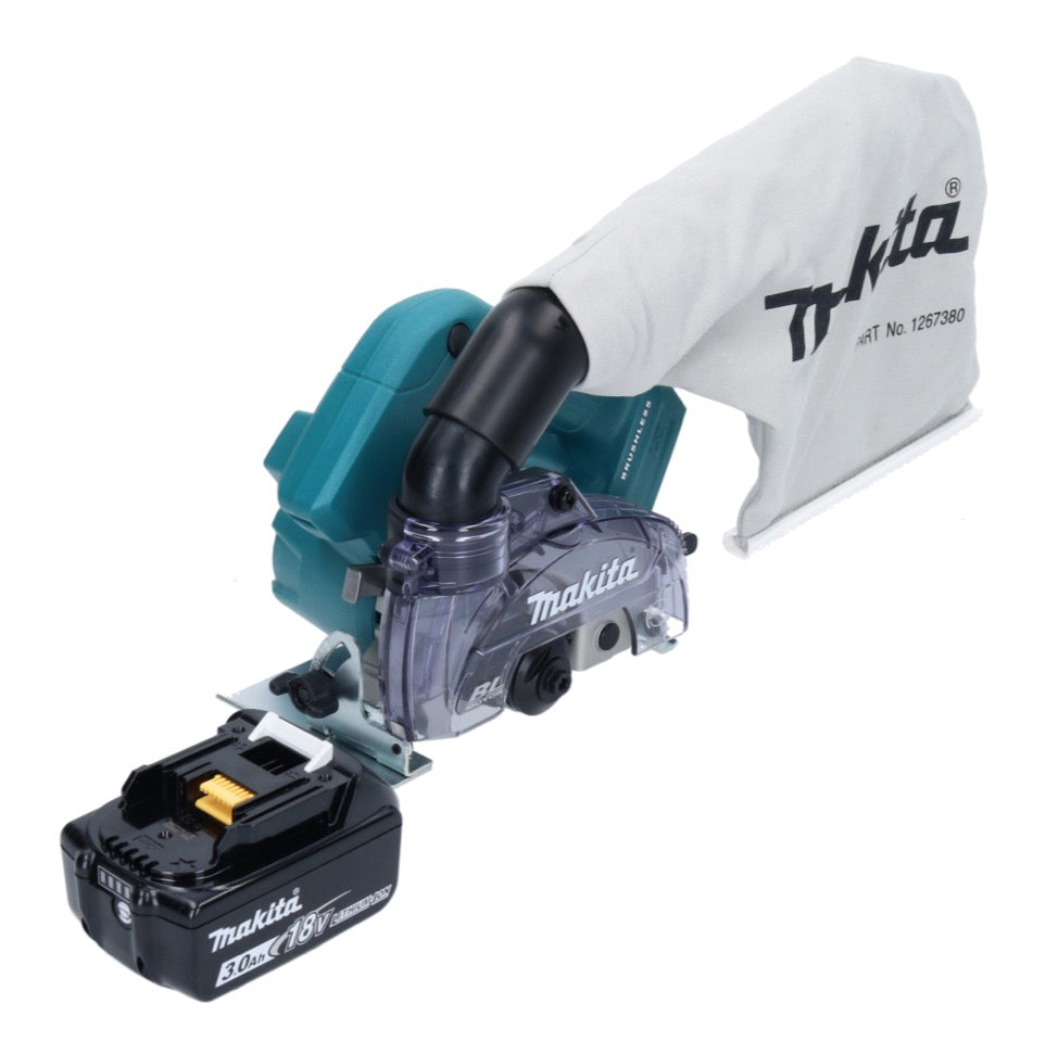 Makita DCC 500 F1 Akku Diamantschneider 18 V 125 mm Brushless + 1x Akku 3,0 Ah - ohne Ladegerät - Toolbrothers