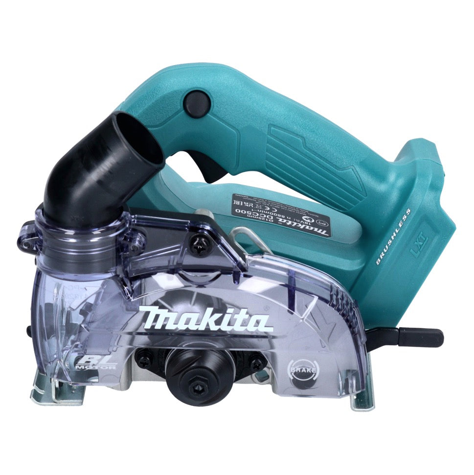 Makita DCC 500 RF1J Akku Diamantschneider 18 V 125 mm Brushless + 1x Akku 3,0 Ah + Ladegerät + Makpac - Toolbrothers