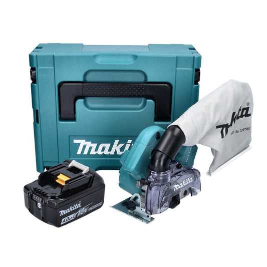 Makita DCC 500 M1J Akku Diamantschneider 18 V 125 mm Brushless + 1x Akku 4,0 Ah + Makpac - ohne Ladegerät - Toolbrothers