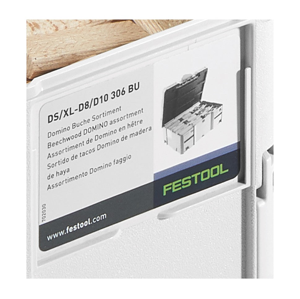 Festool DOMINO XL DS/XL D8/D10 306 BU Dübel Buche 8 x 50 - 10 x 100 mm ( 576791 ) Nachfolger von 498204 - Toolbrothers