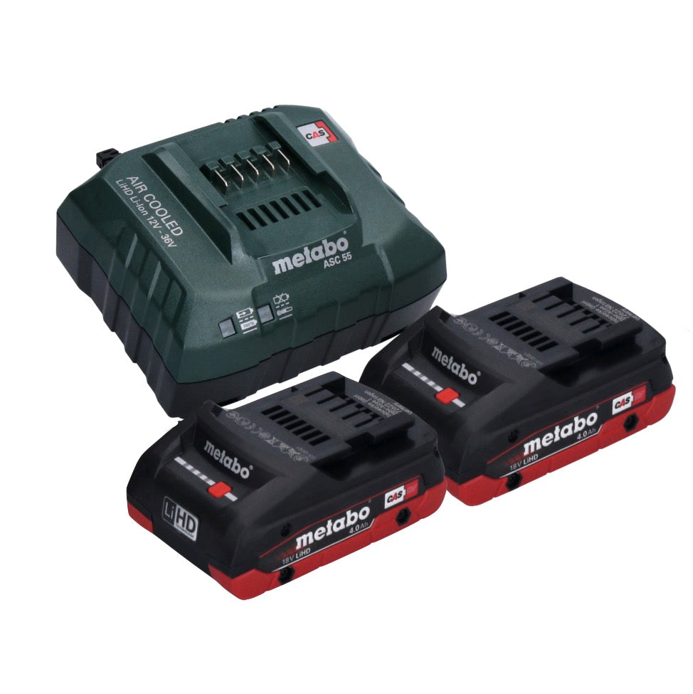 Metabo ULA 14,4 - 18 LED Akku Handscheinwerfer 18 V 280 lm + 2x Akku 4,0 Ah + Ladegerät