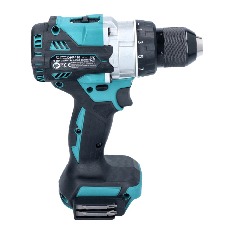 Makita DHP 486 ZX perceuse à percussion sans fil 18 V 130 Nm brushless + Makbox - sans batterie, sans chargeur