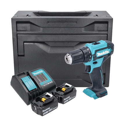 Makita DDF 487 SFX perceuse-visseuse sans fil 18 V 40 Nm sans balai + 2x batteries 3,0 Ah + chargeur + Makbox