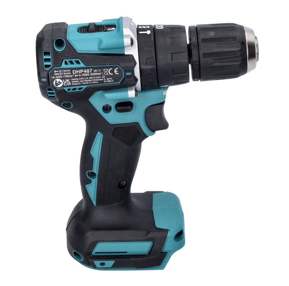 Makita DHP 487 ZX perceuse à percussion sans fil 18 V 40 Nm brushless + Makbox - sans batterie, sans chargeur