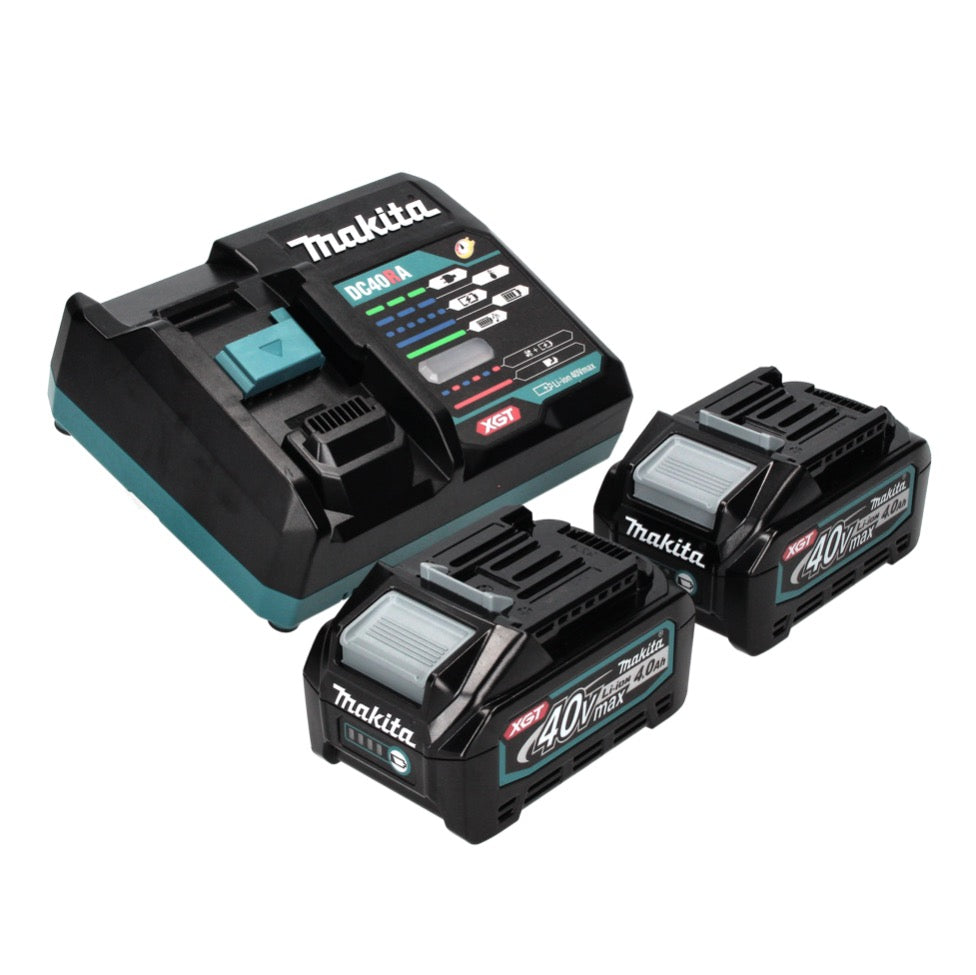 Perceuse à percussion sans fil Makita HP 002 GM201X 40 V max. 64 Nm sans balais + 2x batteries 4,0 Ah + chargeur + Makbox