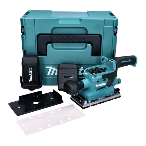 Makita DBO 380 ZJ Akku Schwingschleifer 18 V 93 x 185 mm Brushless + Makpac - ohne Akku, ohne Ladegerät