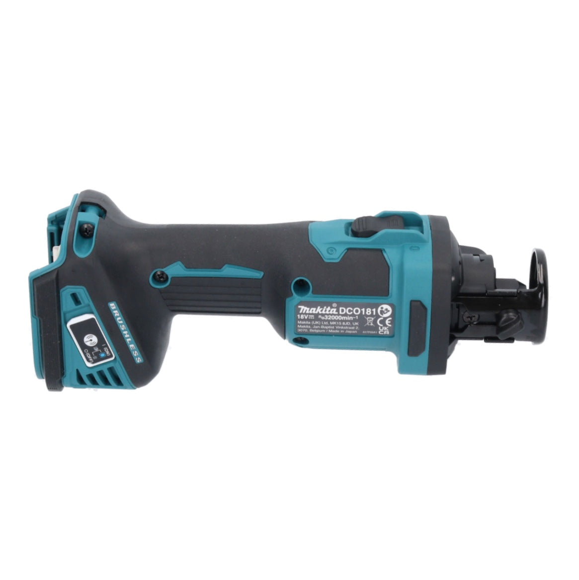 Makita DCO 181 Z Akku Rotationsschneider 18 V 32000 U/min Brushless Solo - ohne Akku, ohne Ladegerät - Toolbrothers