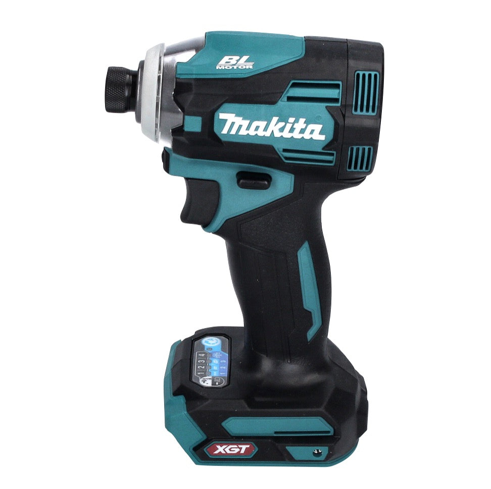 Makita TD 001 GD201X Clé à chocs sans fil 40 V max. 220 Nm 1/4" XGT Brushless + 2x batterie 2,5 Ah + chargeur + Makbox