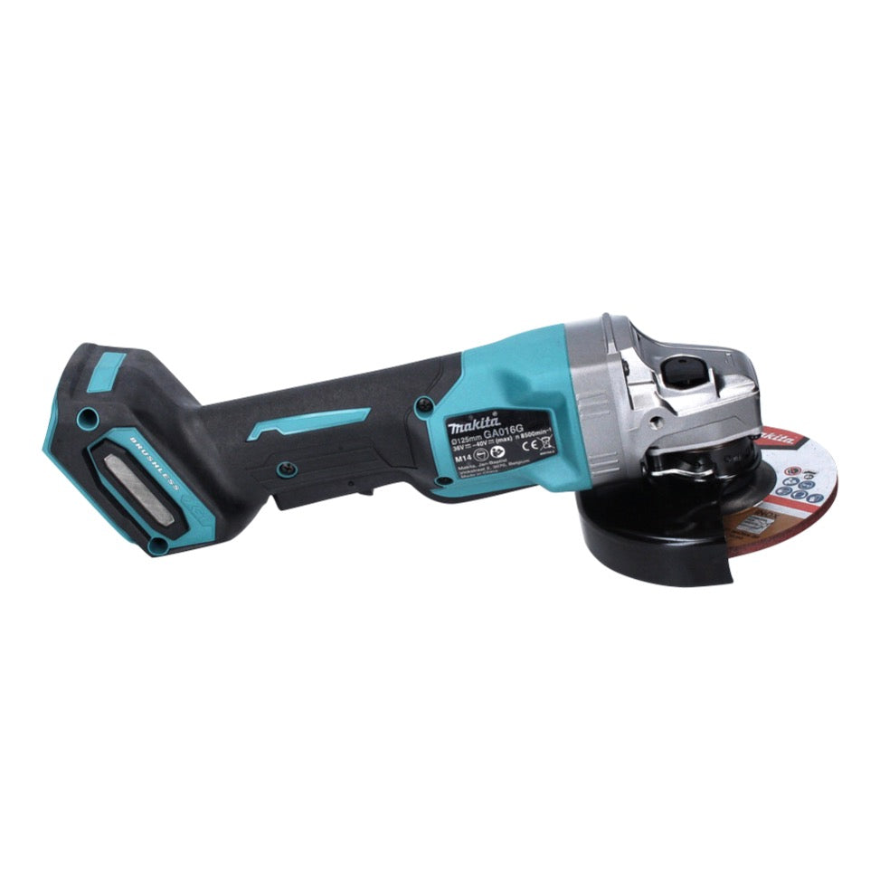 Meuleuse d'angle sur batterie Makita GA 016 GZ01X 40 V max. 125 mm Brushless XGT + Makbox - sans batterie, sans chargeur