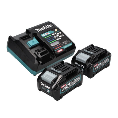 Meuleuse d'angle sur batterie Makita GA 016 GM201X 40 V max. 125 mm sans balais XGT + 2x batteries 4,0 Ah + chargeur + Makbox