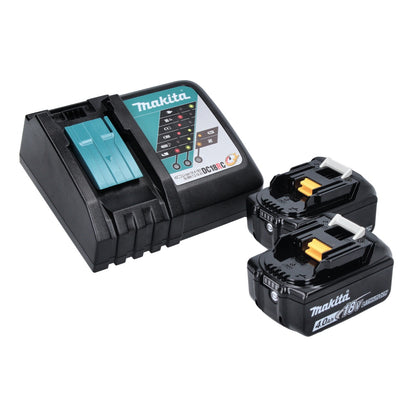 Ponceuse orbitale sur batterie Makita DBO 380 RMJ 18 V 93 x 185 mm sans balais + 2x batteries 4,0 Ah + chargeur + Makpac