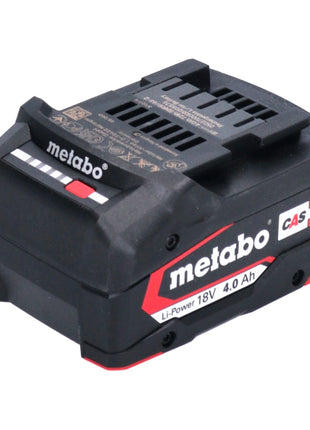 Batterie Metabo Li-Power 18 V 4,0 Ah Batterie Li-Ion CAS (625027000) avec indicateur de niveau de charge - successeur de 625591000