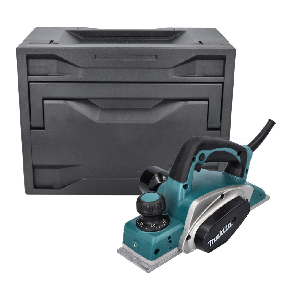 Raboteuse / raboteuse électrique pliante Makita KP 0800 X 620 W 82 mm + Makbox