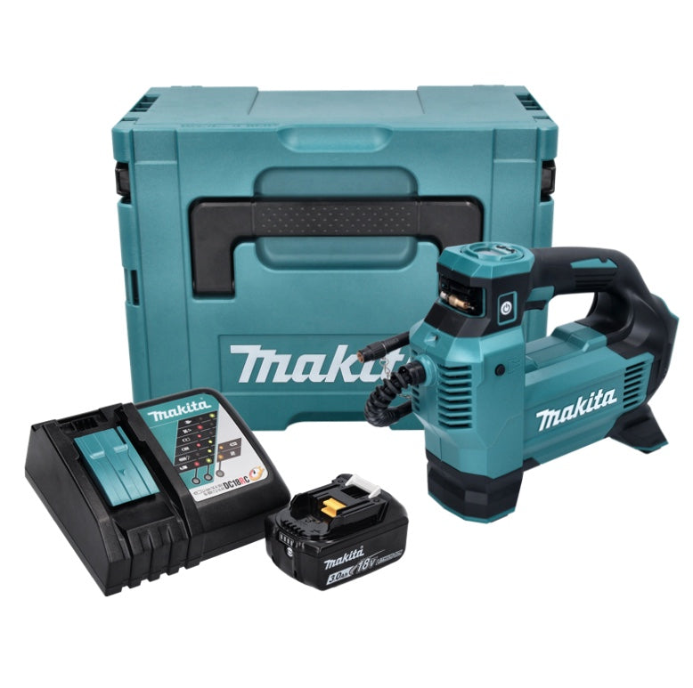 Compresseur sur batterie Makita DMP 181 RF1J 18 V 11,1 bar + 1x batterie 3,0 Ah + chargeur + Makpac