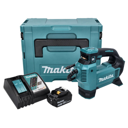 Compresseur sur batterie Makita DMP 181 RT1J 18 V 11,1 bar + 1x batterie 5,0 Ah + chargeur + Makpac