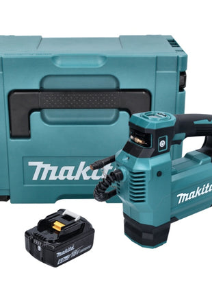 Compresseur sur batterie Makita DMP 181 G1J 18 V 11,1 bar + 1x batterie 6,0 Ah + Makpac - sans chargeur