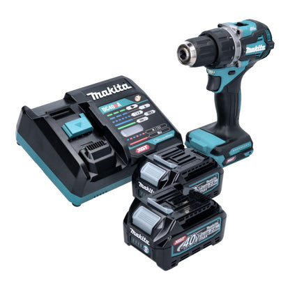 Makita DF 002 GD2 Akku Bohrschrauber 40 V max. 64 Nm Brushless XGT + 2x Akku 2,5 Ah + Ladegerät