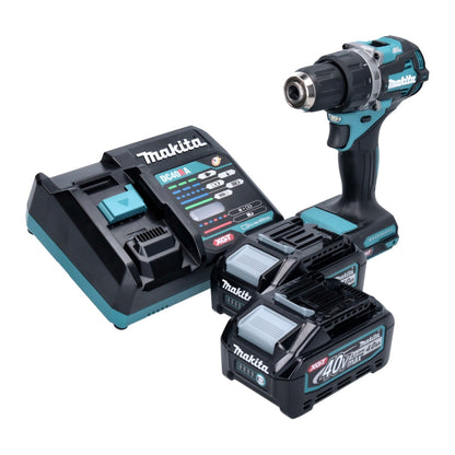 Makita DF 002 GM2 Akku Bohrschrauber 40 V max. 64 Nm Brushless XGT + 2x Akku 4,0 Ah + Ladegerät