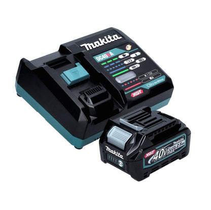 Meuleuse d'angle sur batterie Makita GA 023 GD101 40 V max. 125 mm sans balais XGT + 1x batterie 2,5 Ah + chargeur + Makpac