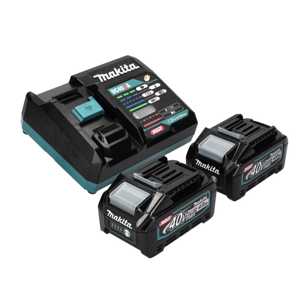 Makita FN 001 GM2 Akku Stauchkopfnagler 40 V max. XGT Brushless + 2x Akku 4,0 Ah + Ladegerät