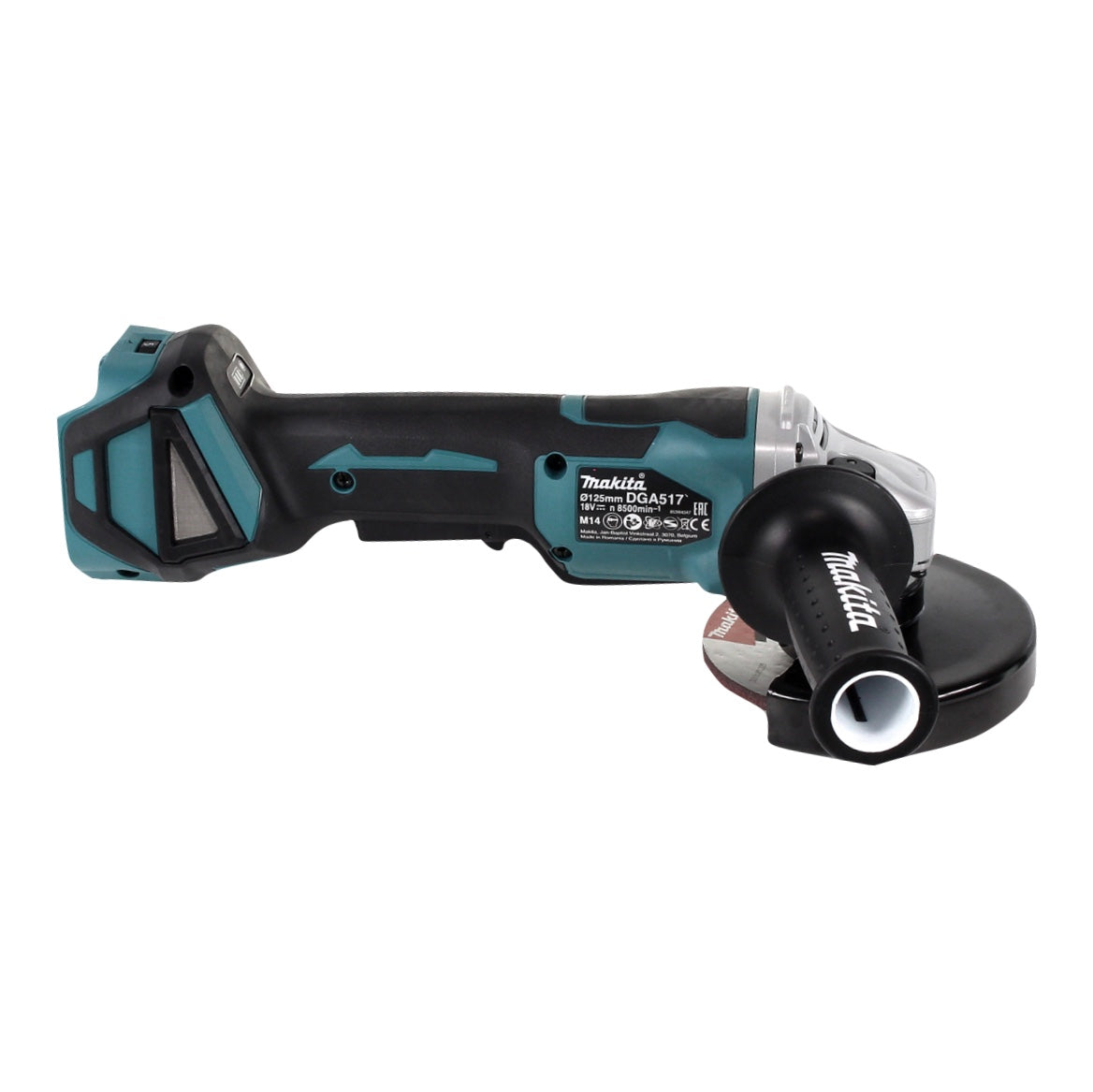 Makita DGA 517 RF1 Meuleuse d'angle sur batterie 18 V 125 mm sans balais + 1x batterie 3,0 Ah + chargeur