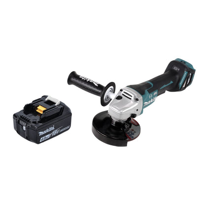 Makita DGA 517 M1 Meuleuse d'angle sur batterie 18 V 125 mm sans balais + 1x batterie 4,0 Ah - sans chargeur