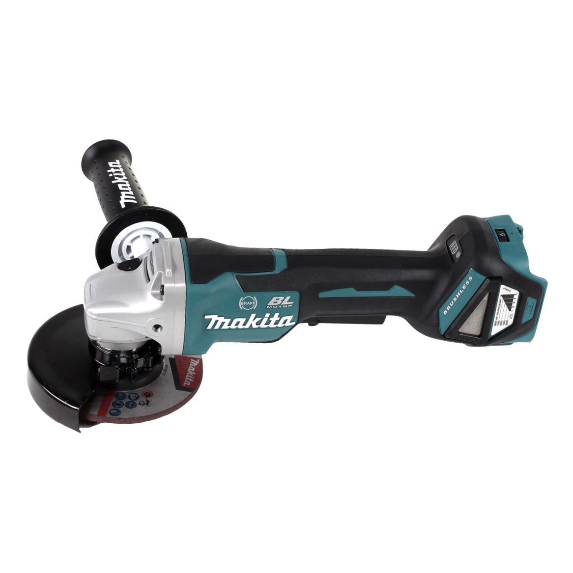 Makita DGA 517 RT Meuleuse d'angle sur batterie 18 V 125 mm sans balais + 2x batteries 5,0 Ah + chargeur