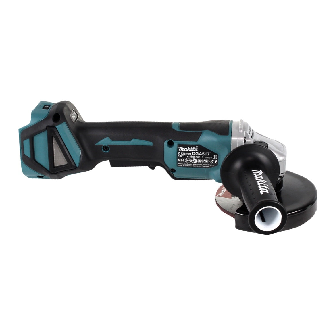 Makita DGA 517 RG1 Akku Winkelschleifer 18 V 125 mm Brushless + 1x Akku 6,0 Ah + Ladegerät