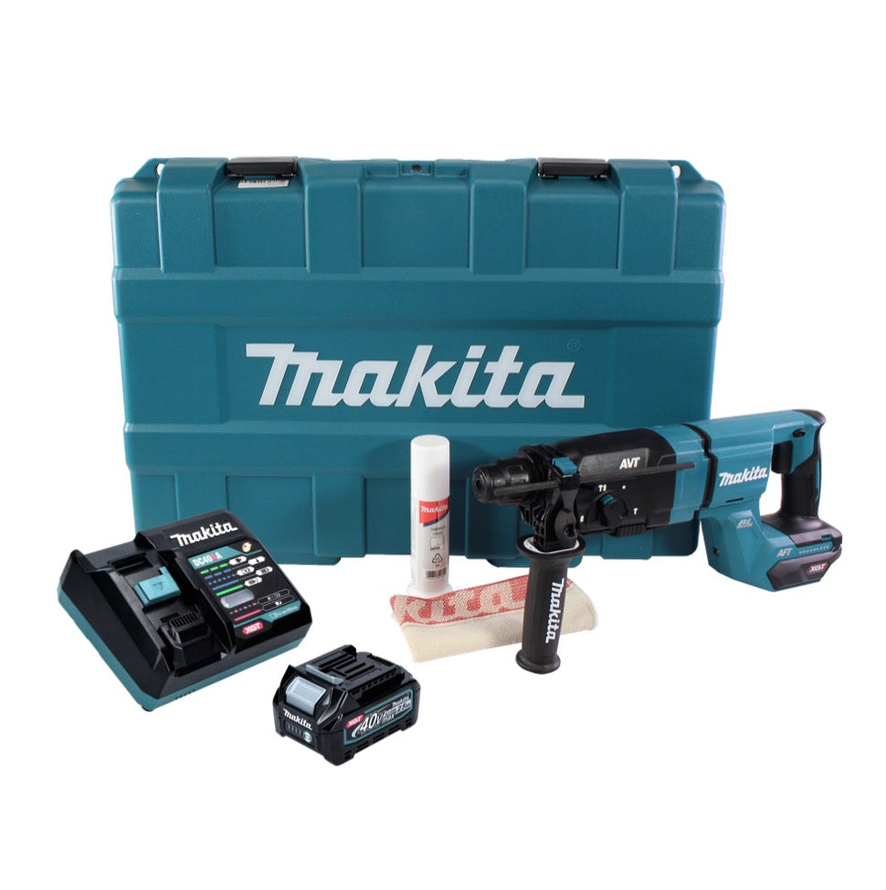 Makita HR 007 GD101 marteau combiné à batterie 40 V max. 3,0 J SDS plus XGT + 1x batterie 2,5 Ah + chargeur + coffret