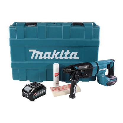 Makita HR 007 GM101 marteau combiné à batterie 40 V max. 3,0 J SDS plus XGT + 1x batterie 4,0 Ah + coffret - sans chargeur