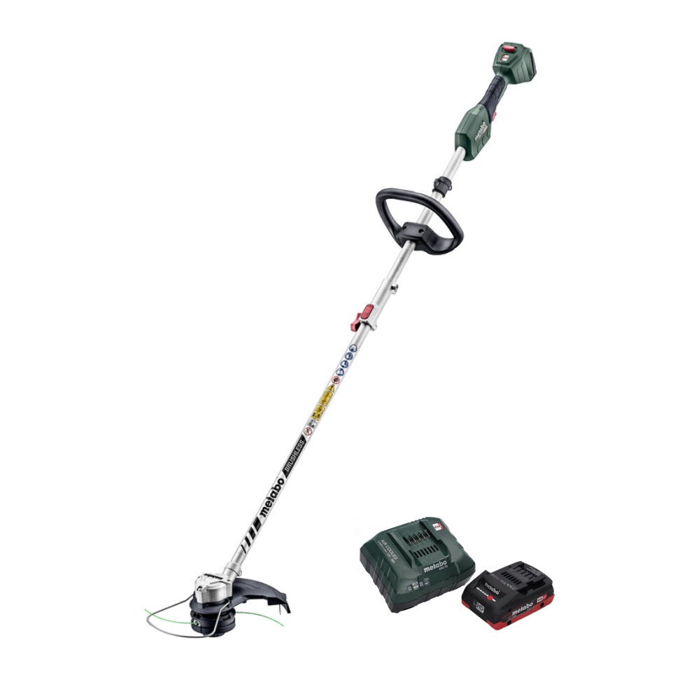 Coupe-herbe à batterie Metabo RTD 18 LTX BL 30 18 V 30 cm sans balai + 1x batterie 4,0 Ah + chargeur