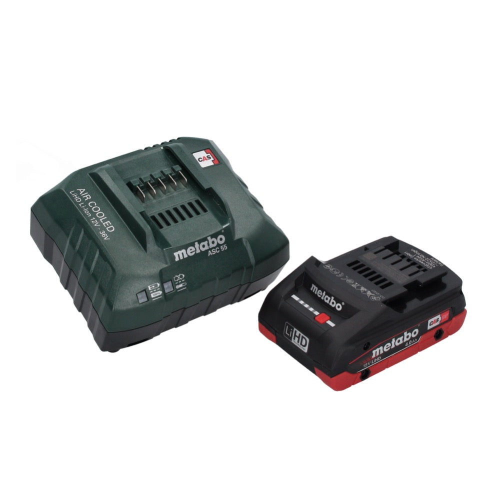 Coupe-herbe à batterie Metabo RTD 18 LTX BL 30 18 V 30 cm sans balai + 1x batterie 4,0 Ah + chargeur