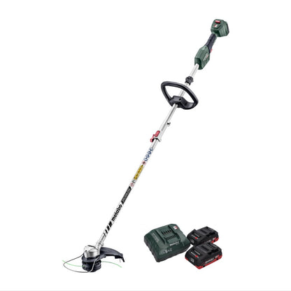 Coupe-herbe à batterie Metabo RTD 18 LTX BL 30 18 V 30 cm sans balai + 2x batteries 4,0 Ah + chargeur