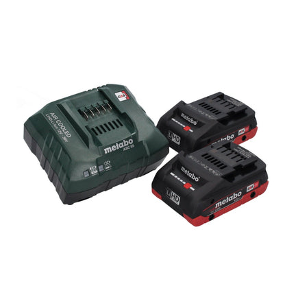 Coupe-herbe à batterie Metabo RTD 18 LTX BL 30 18 V 30 cm sans balai + 2x batteries 4,0 Ah + chargeur