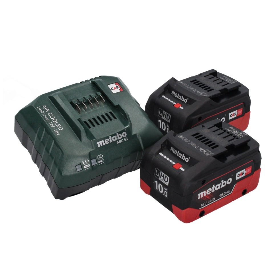 Coupe-herbe à batterie Metabo RTD 18 LTX BL 30 18 V 30 cm sans balai + 2x batteries 10,0 Ah + chargeur