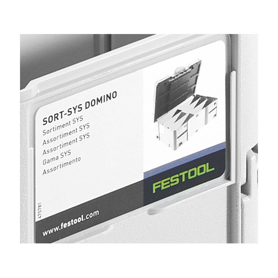 Festool Systainer SORT-SYS3 M 187 DOMINO Werkzeugkoffer ( 576793 ) 396 x 296 x 187 mm - Toolbrothers