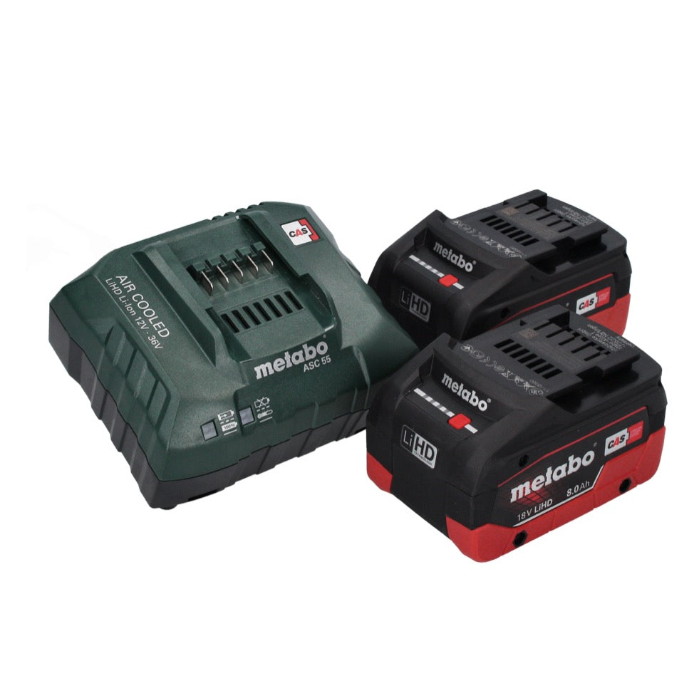 Metabo BS 18 LTX BL I Akku Bohrschrauber 18 V 130 Nm + 2x Akku 8,0 Ah + Ladegerät + metaBOX - Toolbrothers