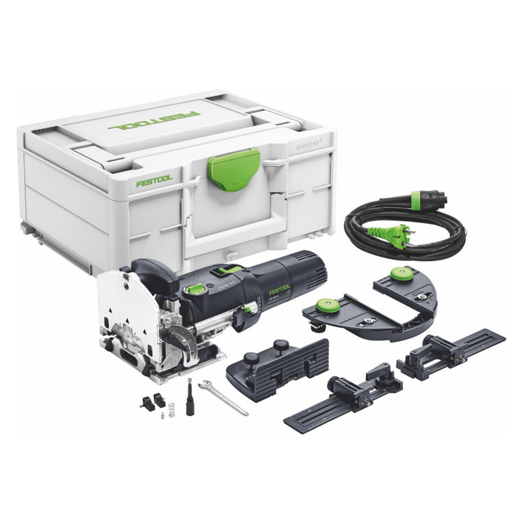 Festool DF 500 Q-Set Dübelfräse 420 Watt 4 - 10 mm ( 576420 ) + Leistenanschlag + Queranschlag + Systainer - Nachfolger von 57442 - Toolbrothers