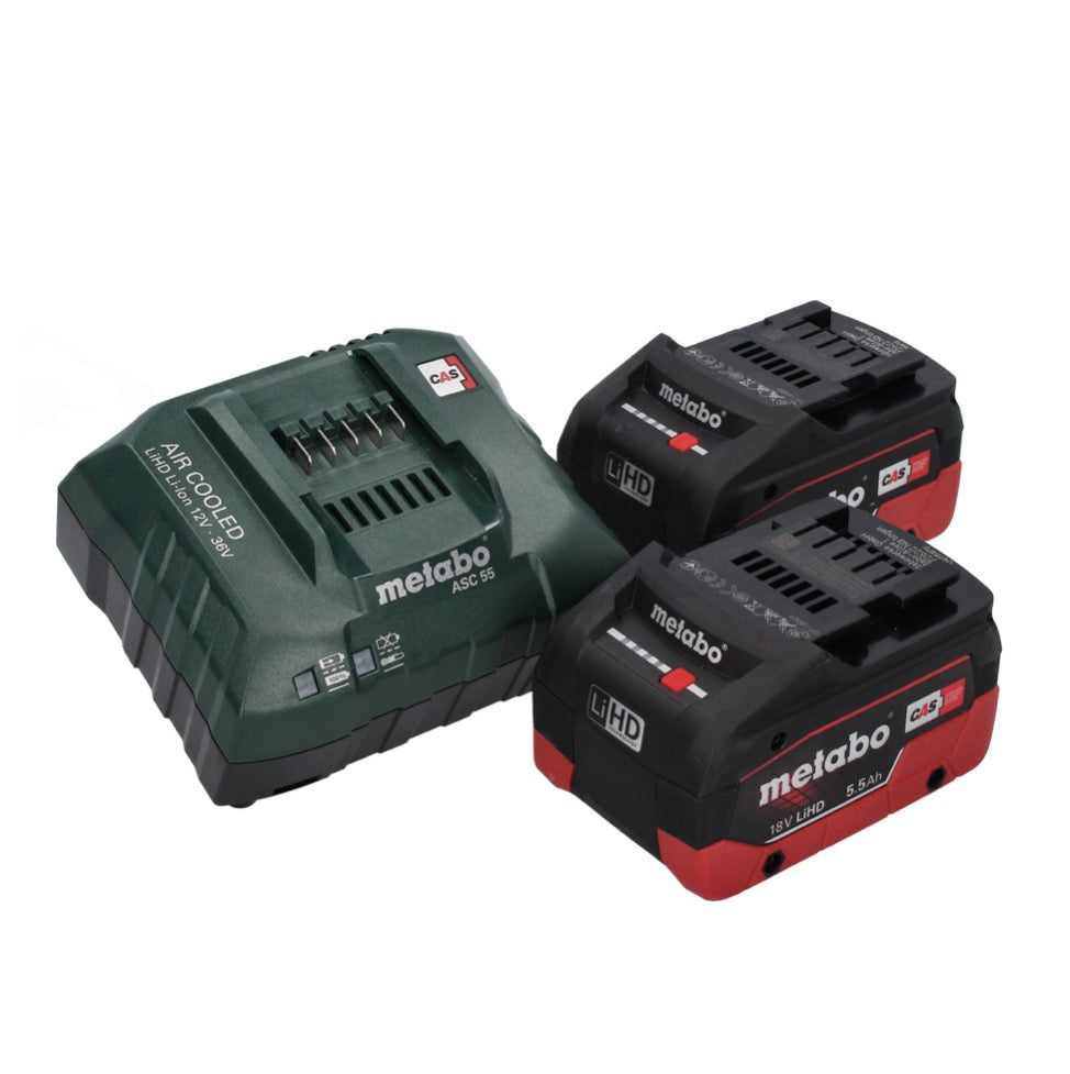 Metabo FSB 36-18 LTX BL 40 débroussailleuse sur batterie 36 V (2x 18 V) sans balais à deux poignées + 2x batterie 5,5 Ah + chargeur